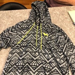 PINK aztec rain jacket